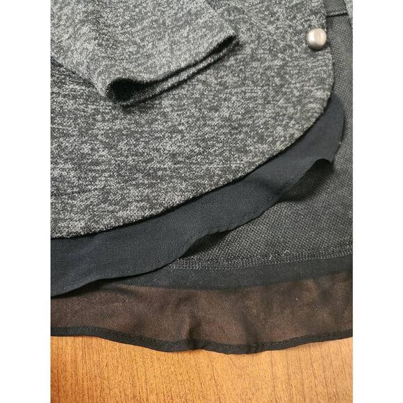 Maurices Womens 2X Gray Steampunk Goth Military Blazer Jacket Dark Romantic - Picture 6 of 9